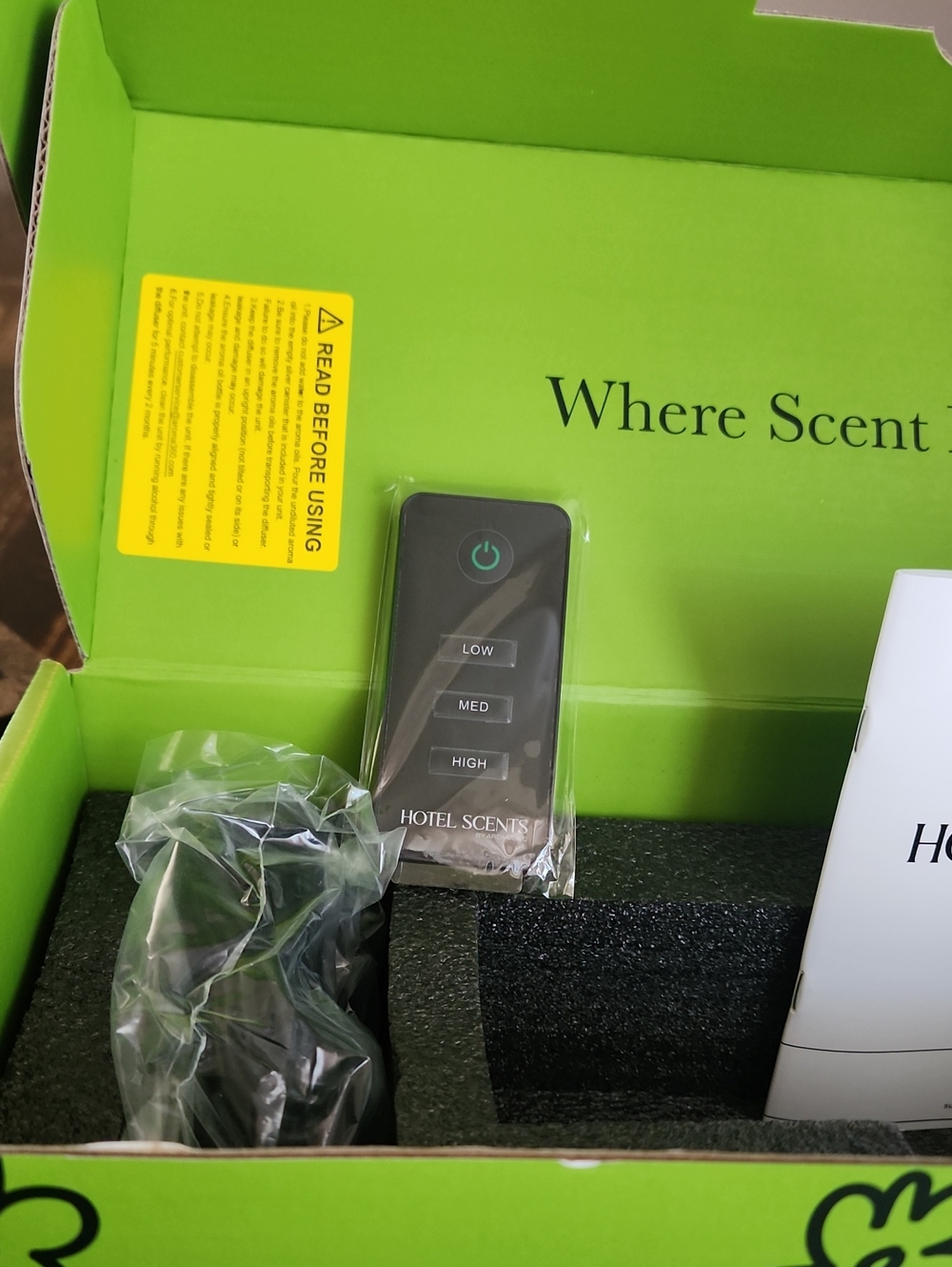 NIB Aroma 360 MINI PRO SCENT DIFFUSER- Lime Green - Picture 4 of 8
